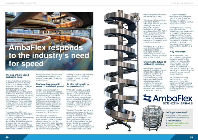 We’re proud to be featured in the latest issue of Packaging Suppliers Global!